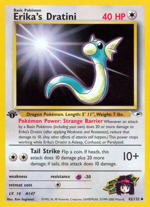 Erika's Dratini card art