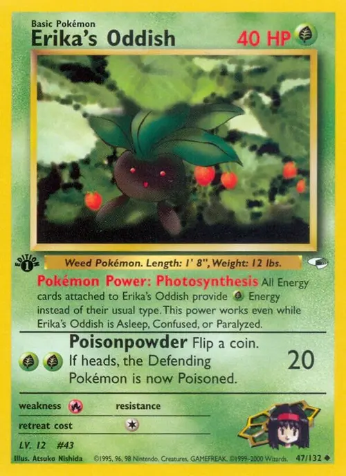 Erika's Oddish (47) card art