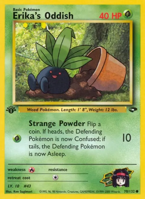 Erika's Oddish card art