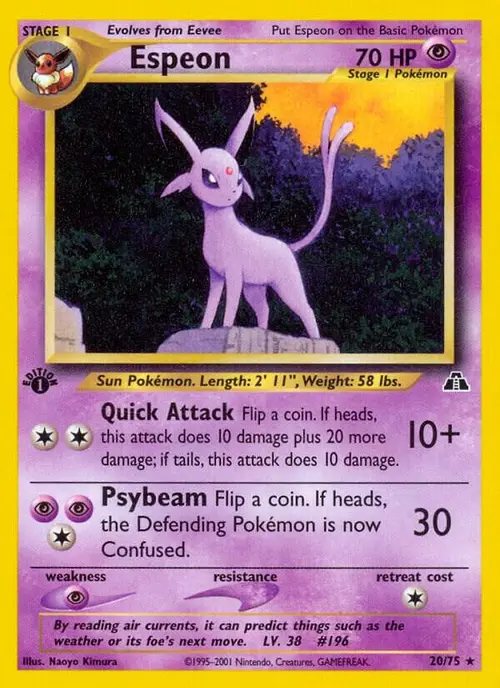 Espeon (20) card art