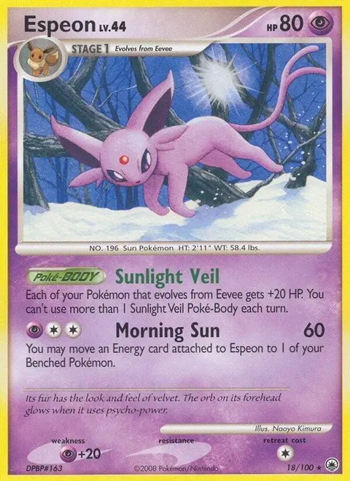 Espeon card art