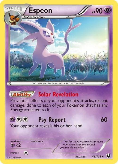 Espeon card art