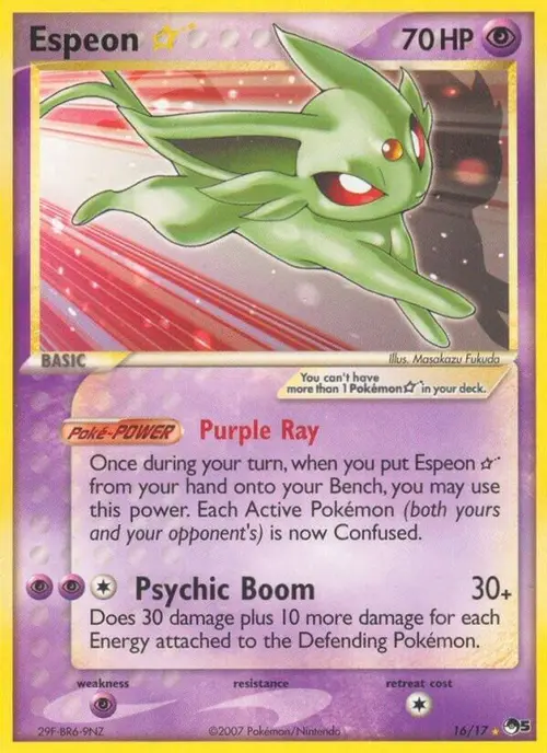Espeon Star card art