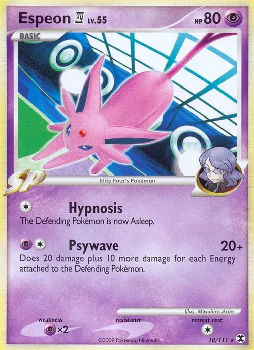 Espeon E4 card art