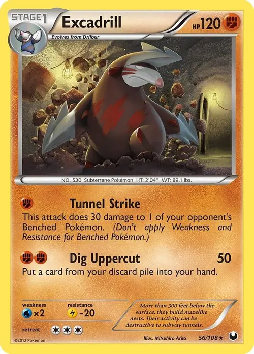 Excadrill (56) card art