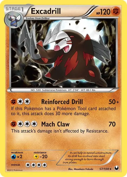 Excadrill (57) card art