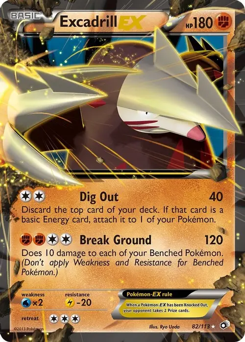 Excadrill EX card art