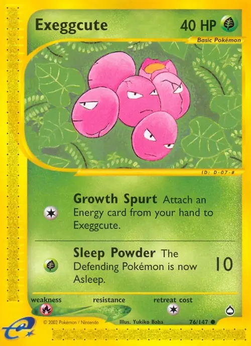Exeggcute (76) card art