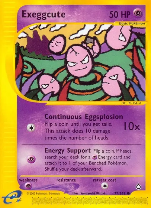 Exeggcute (77) card art