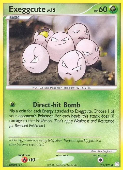Exeggcute card art