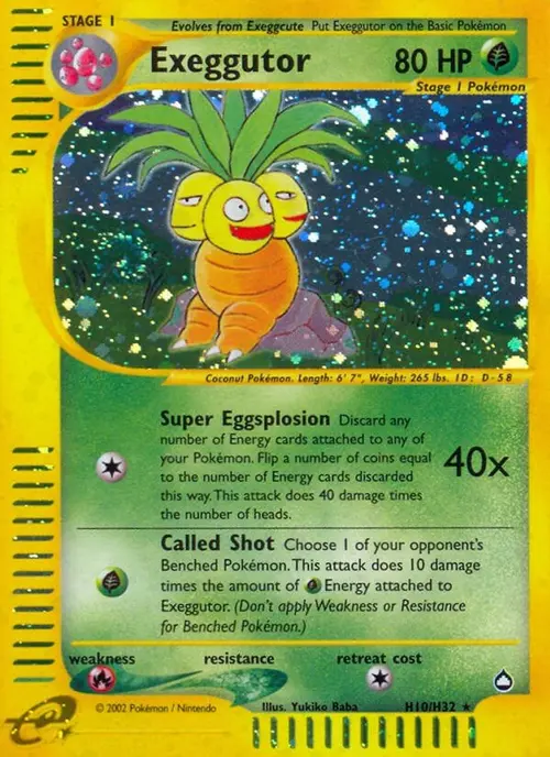 Exeggutor (H10) card art