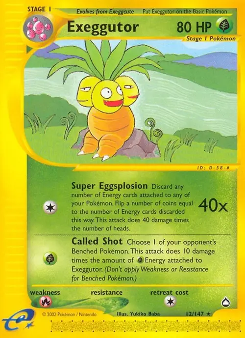 Exeggutor (12) card art