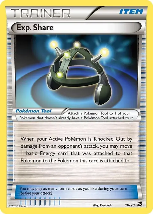 Exp. Share card art
