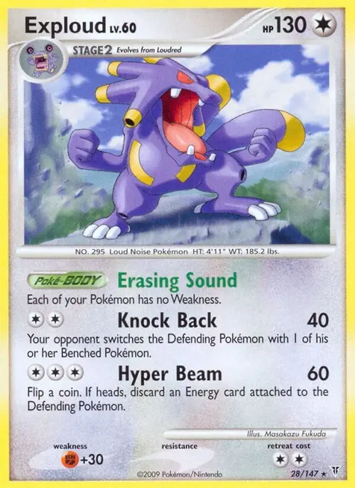 Exploud card art