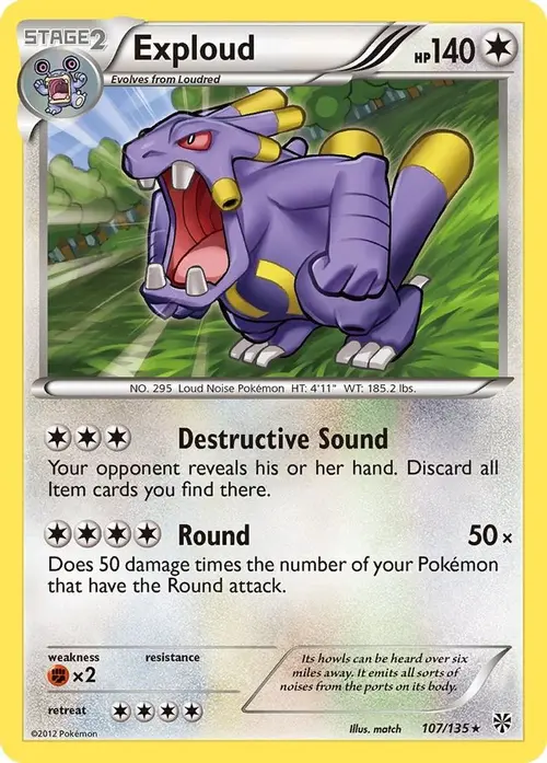 Exploud card art