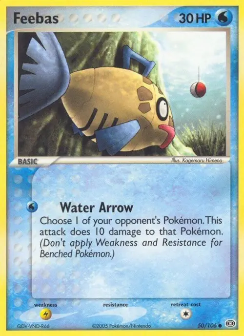 Feebas - 050/106 card art