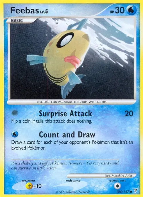 Feebas card art