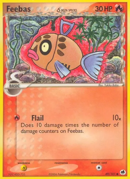 Feebas (Delta Species) card art