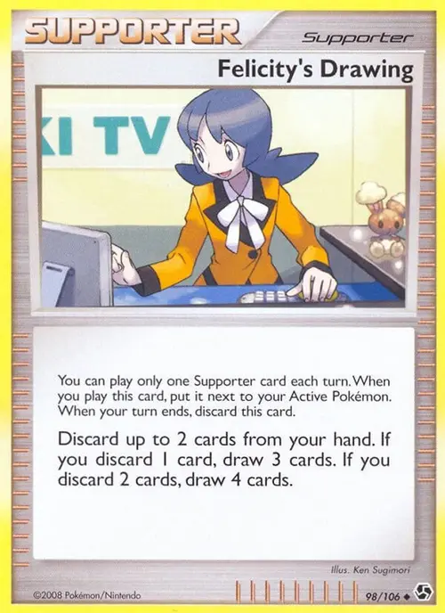 Felicity's Drawing card art