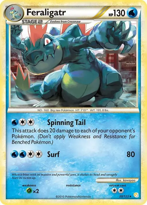 Feraligatr card art