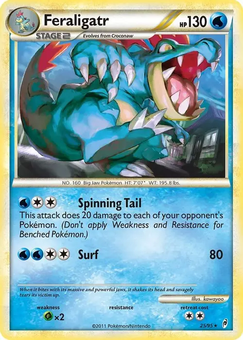 Feraligatr card art