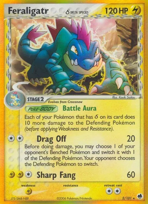 Feraligatr (Delta Species) card art