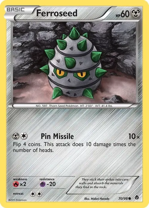 Ferroseed (70) card art
