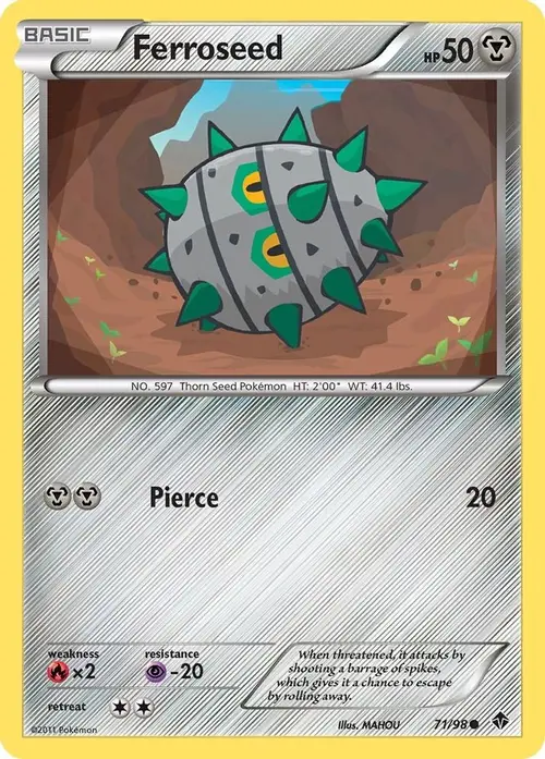 Ferroseed (71) card art