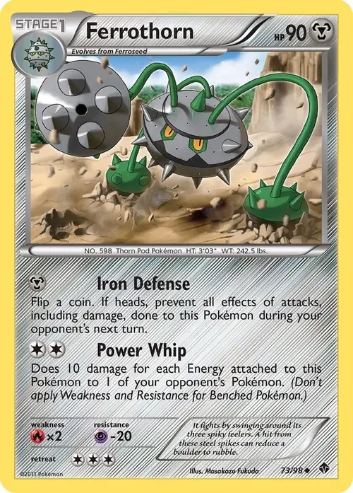 Ferrothorn (73) card art