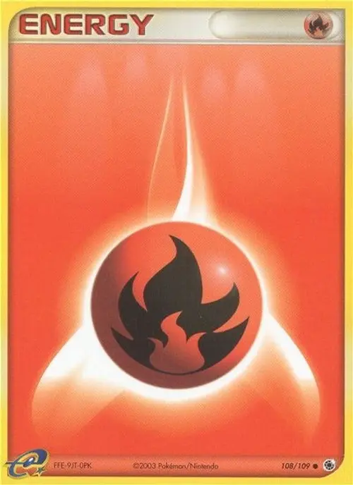 Fire Energy card art