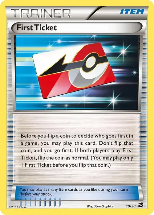 First Ticket card art