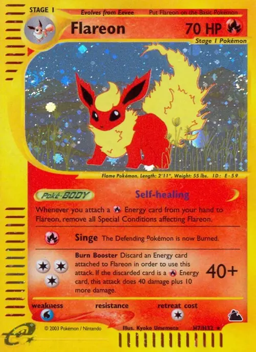 Flareon (H7) card art
