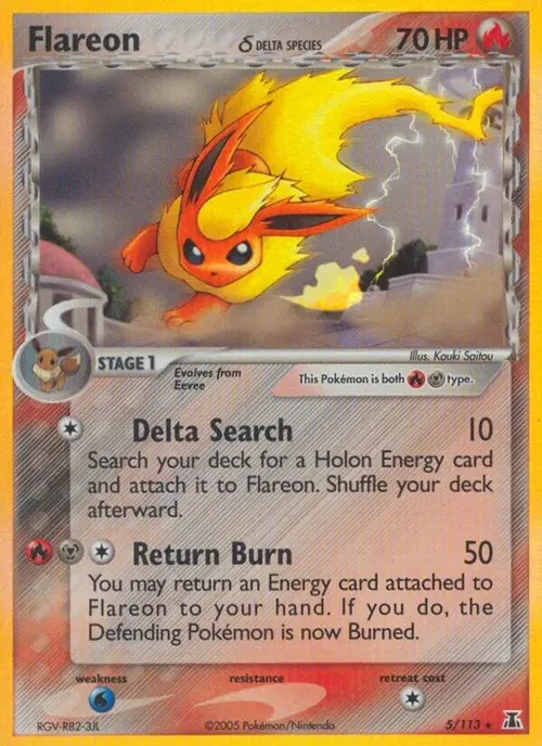 Flareon (Delta Species) card art
