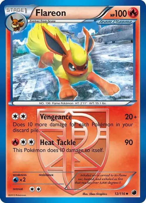 Flareon (Team Plasma) card art