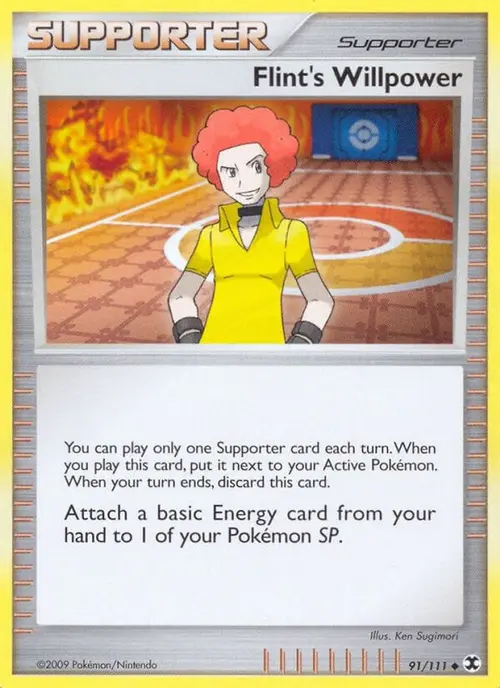 Flint's Willpower card art