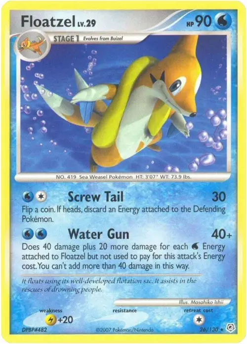 Floatzel card art