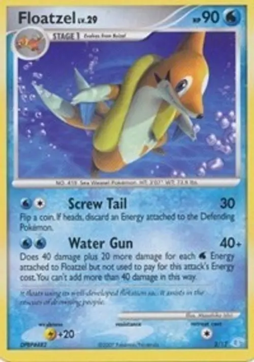 Floatzel card art