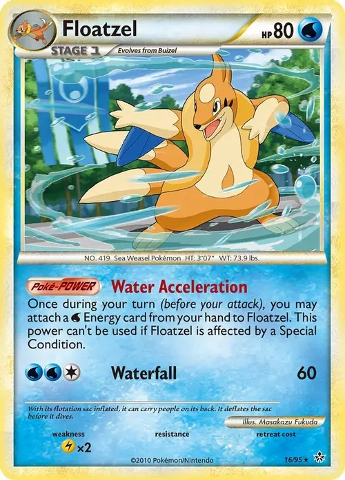 Floatzel card art