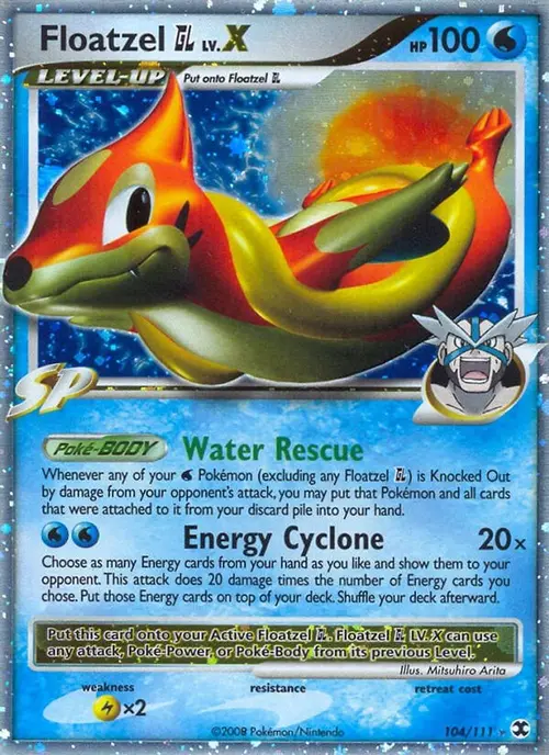 Floatzel GL Lv.X card art