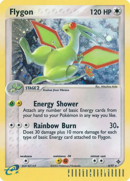 Flygon - 4/97 card art