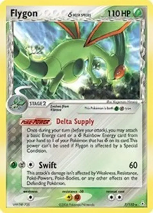 Flygon (Delta Species) card art