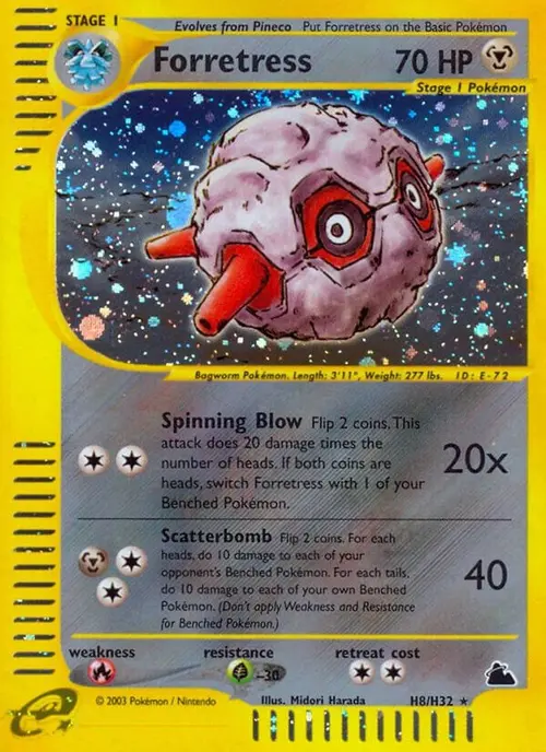 Forretress (H8) card art