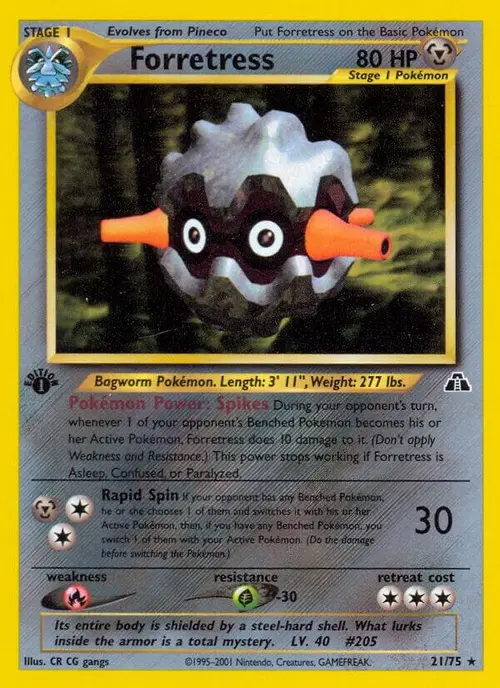 Forretress (21) card art