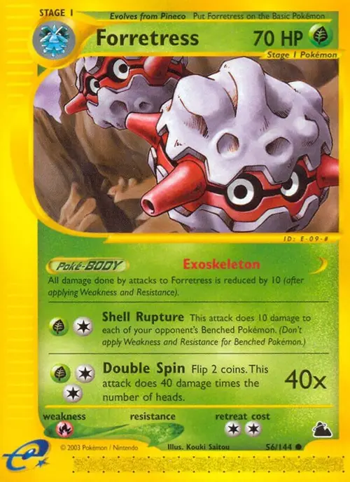Forretress (56) card art