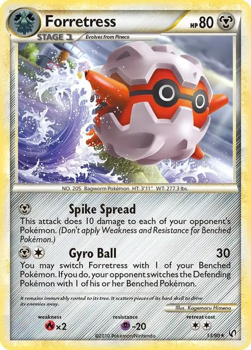 Forretress (13) card art
