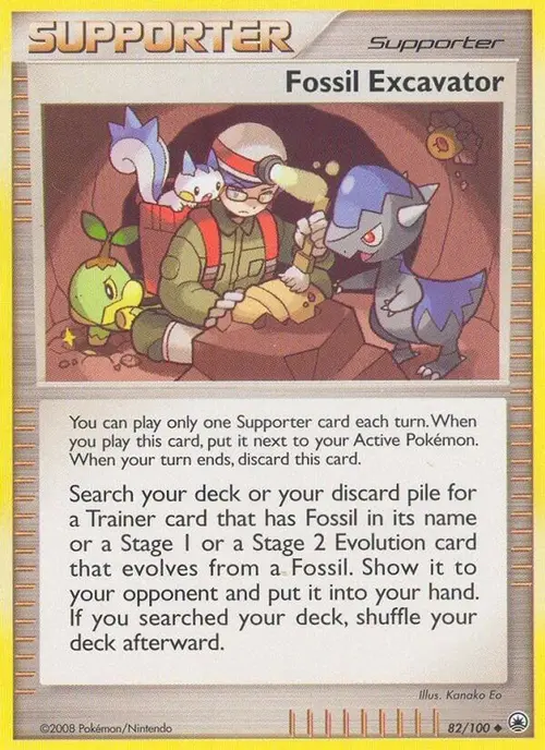 Fossil Excavator card art