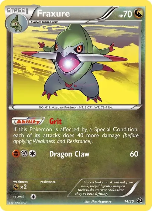 Fraxure (14) card art