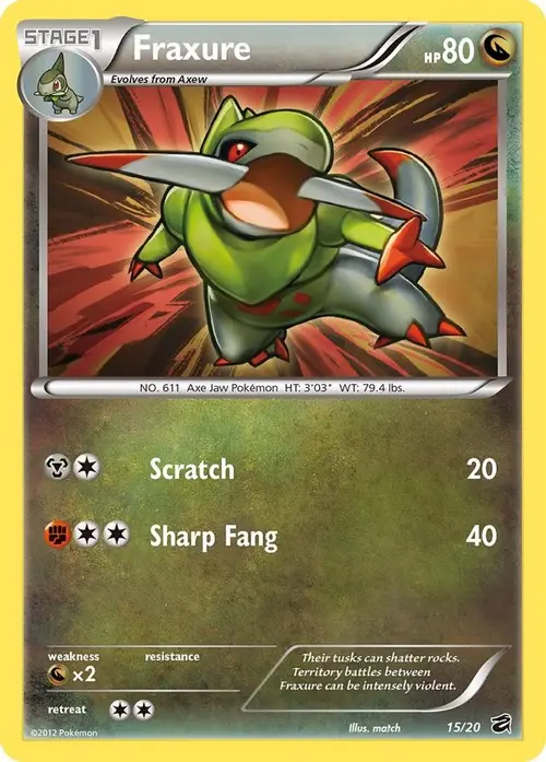 Fraxure (15) card art
