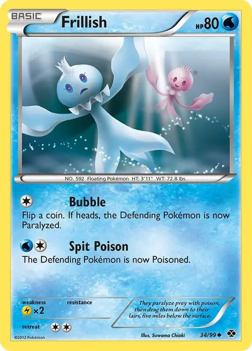 Frillish card art