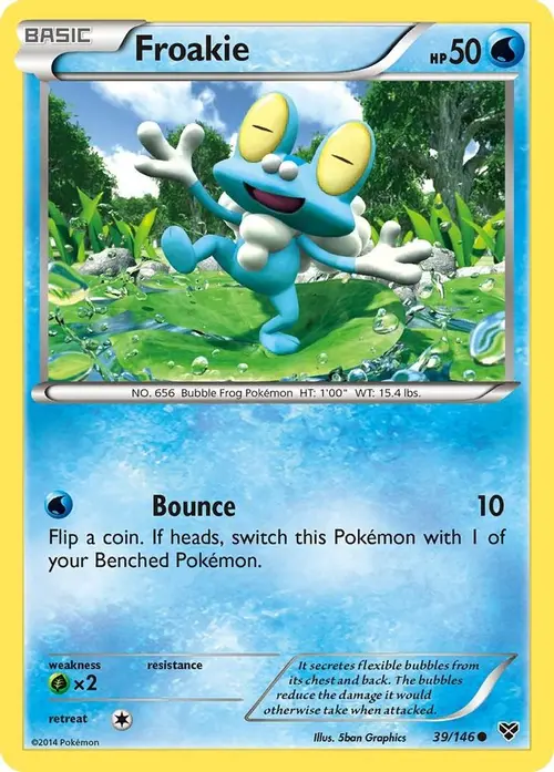 Froakie card art